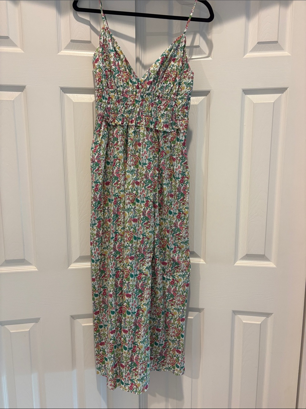 J. Crew Liberty London Floral Spaghetti-Strap Dress. Size small.